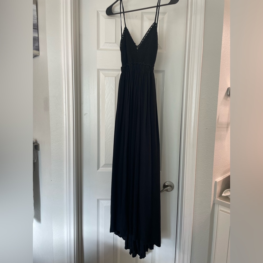 Open back vacation dress